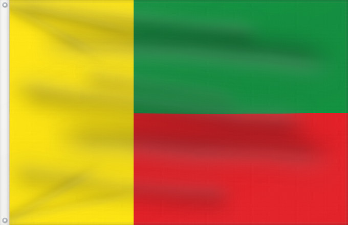 Bandera, con dos ojales metálicos y lado del asta reforzado: Bolívar  Cauca	Bolívar (Cauca)	Municipio de Bolívar  Cauca