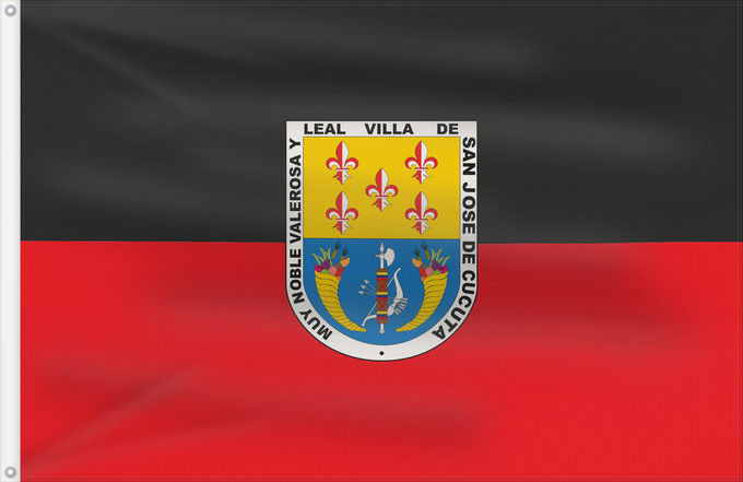 Flagge, mit zwei Metallösen und verstärktem Besatzband: Cúcuta Norte de Santander Cúcuta Ciudad de Cúcuta Norte de Santander