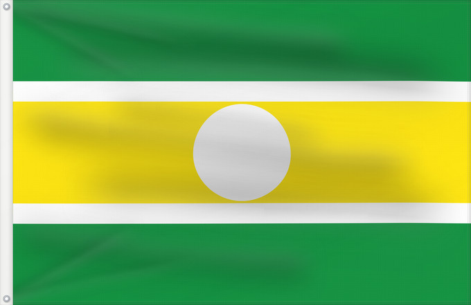 Flagge, mit zwei Metallösen und verstärktem Besatzband: Cajicá Cundinamarca Cajicá (Cundinamarca) Municipio de Cajicá Cundinamarca