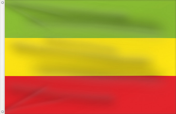 Bandera, con dos ojales metálicos y lado del asta reforzado: Caldas  Antioquia	Caldas (Antioquia)	Municipio de Caldas  Antioquia