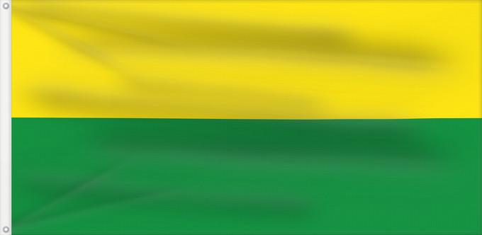 Flagge, mit zwei Metallösen und verstärktem Besatzband: Calima-El Darién  Valle del Cauca	Calima-El Darién	Municipio de Calima-El Dairén  Valle del Cauca