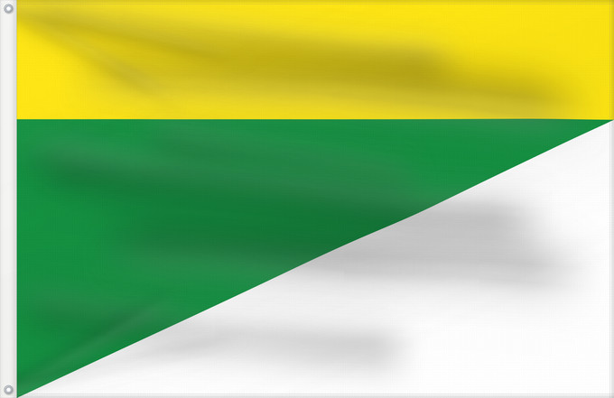 Flag, with two metal eyelets and reinforced hoist: Caracolí Antioquia Caracolí (Antioquia) Municipio de Caracolí Antioquia