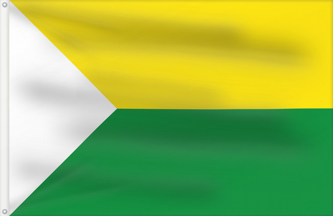 Flagge, mit zwei Metallösen und verstärktem Besatzband: Chaguaní  Cundinamarca	Chaguaní (Cundinamarca)	Municipio de Chaguaní  Cundinamarca