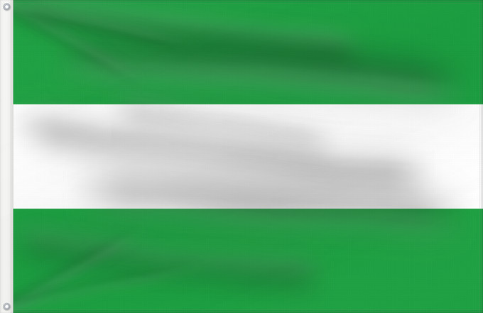 Bandera, con dos ojales metálicos y lado del asta reforzado: Charta  Santander	Charta (Santander)	Municipio de Charta  Santander