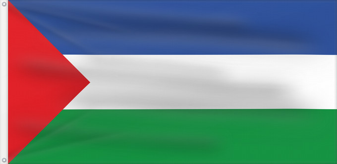 Flag, with two metal eyelets and reinforced hoist: Chigorodó  Antioquia	Chigorodó (Antioquia)	Municipio de Chigorodó  Antioquia