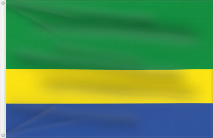 Bandera, con dos ojales metálicos y lado del asta reforzado: Chocó Chocó, Colombia
