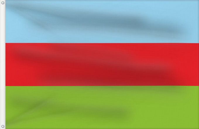 Bandera, con dos ojales metálicos y lado del asta reforzado: Coello Tolima Coello (Tolima) Municipio de Coello Tolima