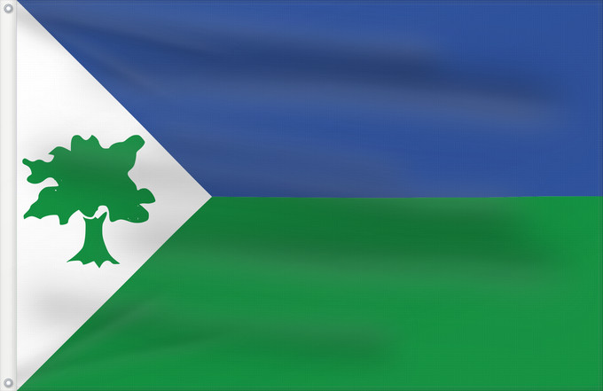 Flagge, mit zwei Metallösen und verstärktem Besatzband: Cogua  Cundinamarca	Cogua (Cundinamarca)	Municipio de Cogua  Cundinamarca