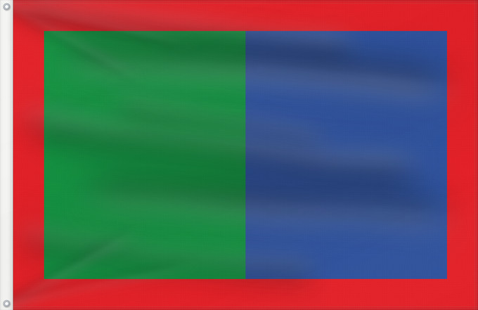 Flagge, mit zwei Metallösen und verstärktem Besatzband: Donmatías  Antioquia	Donmatías (Antioquia)	Municipio de Donmatías  Antioquia