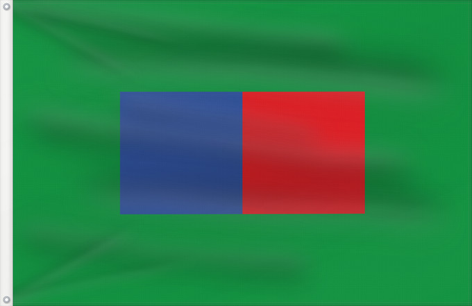 Flagge, mit zwei Metallösen und verstärktem Besatzband: Ebéjico  Antioquia	Ebéjico (Antioquia)	Municipio de Ebéjico  Antioquia