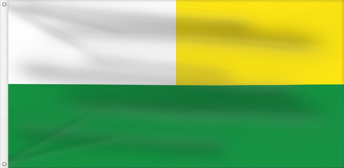 Flagge, mit zwei Metallösen und verstärktem Besatzband: El Espinal  Tolima	El Espinal (Tolima)	Municipio de El Espinal  Tolima