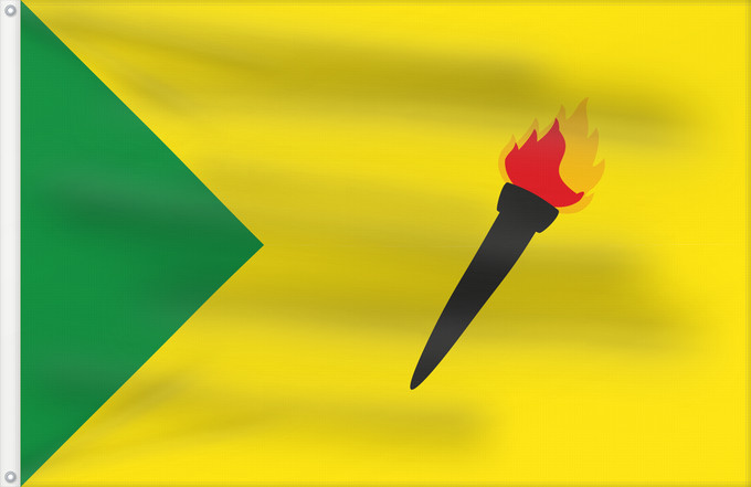 Flag, with two metal eyelets and reinforced hoist: El Peñol Nariño El Peñol (Nariño) Municipio de El Peñol Nariño