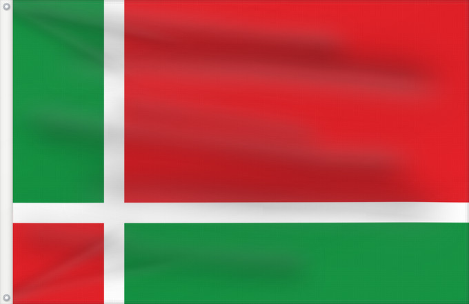 Flagge, mit zwei Metallösen und verstärktem Besatzband: El Rosal  Cundinamarca	El Rosal (Cundinamarca)	Municipio de El Rosal  Cundinamarca