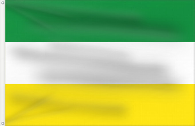 Flagge, mit zwei Metallösen und verstärktem Besatzband: Florida, Valle del Cauca	Municipal flag of Florida