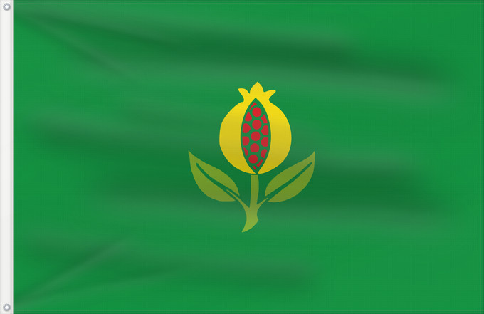 Flagge, mit zwei Metallösen und verstärktem Besatzband: Granada  Cundinamarca	Granada (Cundinamarca)	Municipio de Granada  Cundinamarca