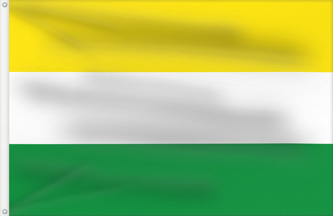 Flagge, mit zwei Metallösen und verstärktem Besatzband: Guacarí Valle del Cauca Municipal flag of Guacari Valle del Cauca Guacarí (Valle del Cauca) Guacari Valle del Cauca