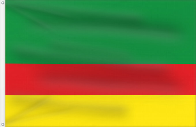 Bandera, con dos ojales metálicos y lado del asta reforzado: Jambaló  Cauca	Jambaló (Cauca)	Municipio de Jambaló  Cauca