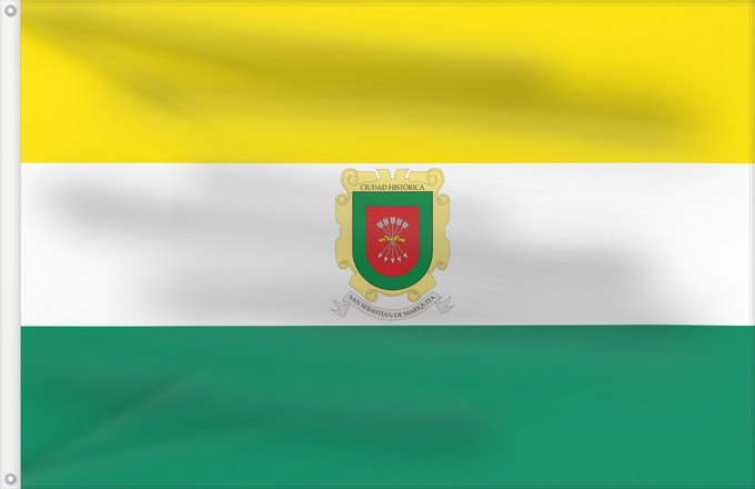 Bandera, con dos ojales metálicos y lado del asta reforzado: Mariquita Mariquita (municipality) Municipalité de Mariquita Municipio de Mariquita Tolima Mariquita (Gemeinde) Municipio di Mariquita