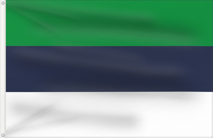 Flagge, mit zwei Metallösen und verstärktem Besatzband: Mitú  Vaupés	Mitú (Vaupés)	Municipio de Mitú  Vaupés