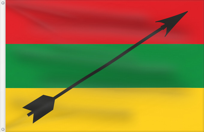 Bandera, con dos ojales metálicos y lado del asta reforzado: Neiva Huila Ciudad de Neiva Huila