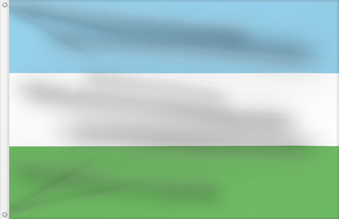 Flag, with two metal eyelets and reinforced hoist: Pacho Pacho, Cundinamarca