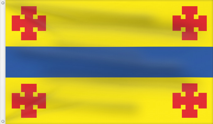 Bandera, con dos ojales metálicos y lado del asta reforzado: Popayán	Popayán, Colombia