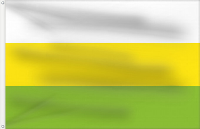 Flagge, mit zwei Metallösen und verstärktem Besatzband: Potosí  Nariño	Potosí (Nariño)	Municipio de Potosí  Nariño
