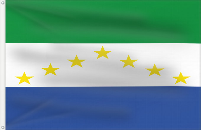 Flagge, mit zwei Metallösen und verstärktem Besatzband: Puerto Caicedo  Putumayo	Puerto Caicedo (Putumayo)	Municipio de Puerto Caicedo  Putumayo