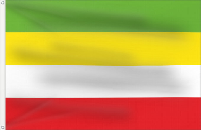 Flagge, mit zwei Metallösen und verstärktem Besatzband: Puerto Gaitán  Meta	Puerto Gaitán	Municipio de Puerto Gaitán  Meta