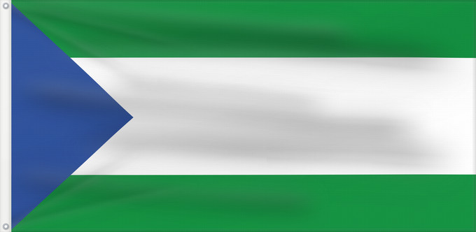 Flagge, mit zwei Metallösen und verstärktem Besatzband: Puerto Triunfo  Antioquia	Puerto Triunfo (Antioquia)	Municipio de Puerto Triunfo  Antioquia