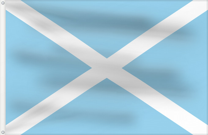 Flagge, mit zwei Metallösen und verstärktem Besatzband: San Andrés y Providencia San Andrés y Providencia, Colombia