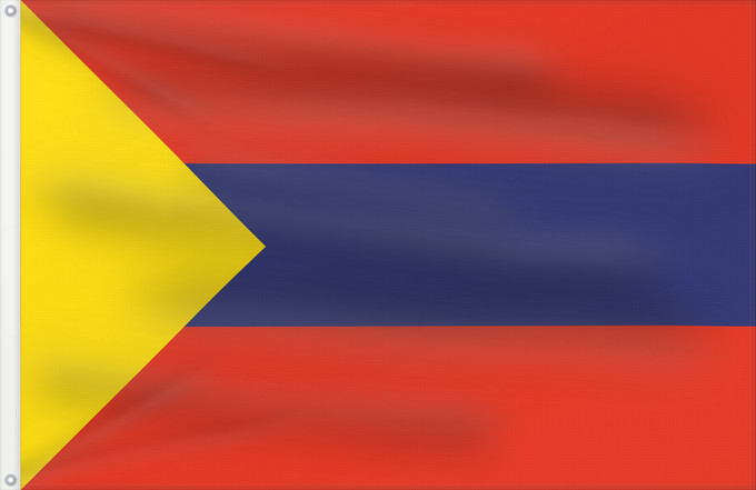Flagge, mit zwei Metallösen und verstärktem Besatzband: San Juan de Pasto