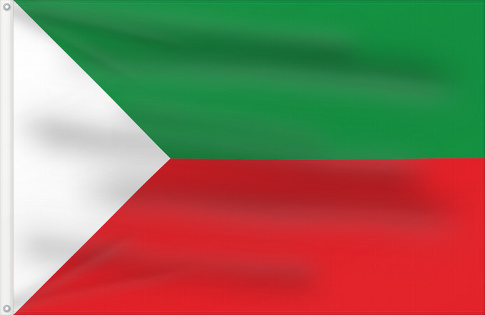 Flagge, mit zwei Metallösen und verstärktem Besatzband: Santa Rosa de Viterbo  Boyacá	Santa Rosa de Viterbo (Boyacá)	Municipio de Santa Rosa de Viterbo  Boyacá