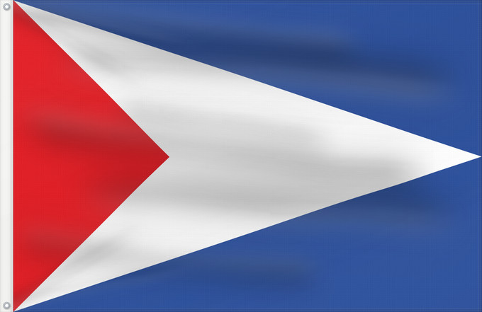 Bandera, con dos ojales metálicos y lado del asta reforzado: Sincé Sucre Sincé (Sucre) Municipio de Sincé Sucre