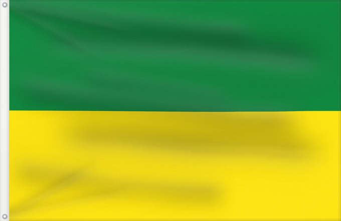 Bandera, con dos ojales metálicos y lado del asta reforzado: Subachoque