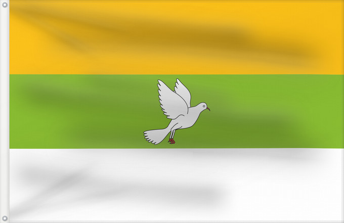 Flagge, mit zwei Metallösen und verstärktem Besatzband: Tamalameque  Cesar	Tamalameque	Municipio de Tamalameque  Cesar