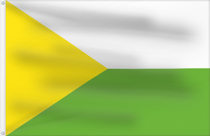 Flagge, mit zwei Metallösen und verstärktem Besatzband: Taraira  Vaupés	Taraira	Municipio de Taraira  Vaupés