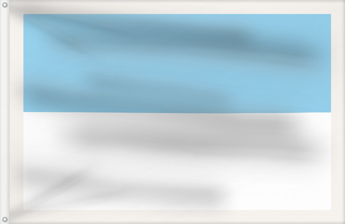 Bandera, con dos ojales metálicos y lado del asta reforzado: Valle del Cauca	Valle del Cauca, Colombia