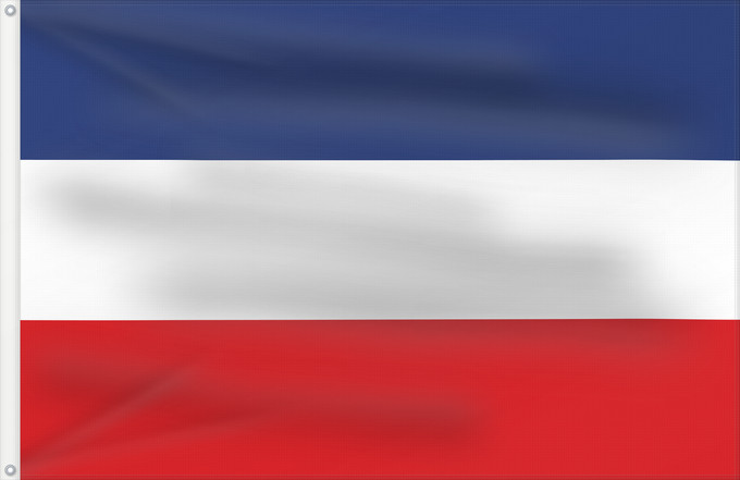 Bandera, con dos ojales metálicos y lado del asta reforzado: Valledupar	Valledupar, Colombia