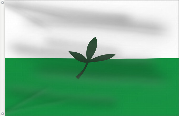 Flagge, mit zwei Metallösen und verstärktem Besatzband: Vaupés Vaupés, Colombia