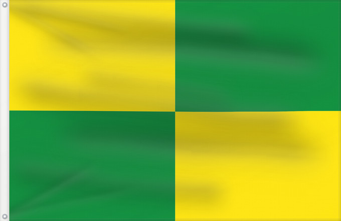 Flag, with two metal eyelets and reinforced hoist: Villahermosa Tolima Villahermosa (Tolima) Municipio de Villahermosa Tolima