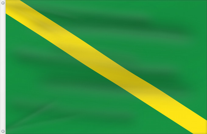 Flagge, mit zwei Metallösen und verstärktem Besatzband: Villapinzón  Cundinamarca	Villapinzón (Cundinamarca)	Municipio de Villapinzón  Cundinamarca