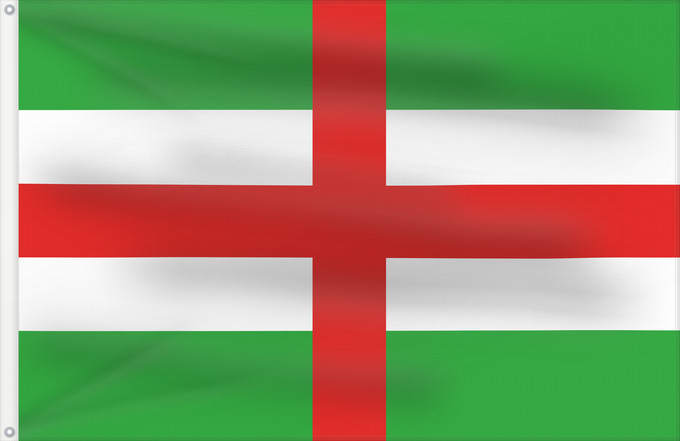 Bandera, con dos ojales metálicos y lado del asta reforzado: Belotin Bělotín village in Czechia