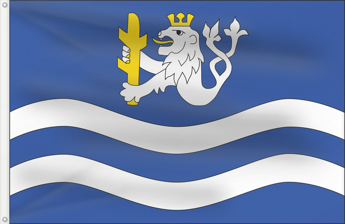 Flag, with two metal eyelets and reinforced hoist: Bohusovice nad Ohri	Municipal flag of Bohušovice nad Ohří town	Bohušovice nad Ohří	Města Bohušovice nad Ohří, okres Litoměřice