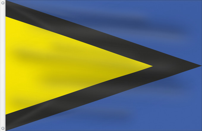 Flag, with two metal eyelets and reinforced hoist: Boranovice Bořanovice village in Czechia