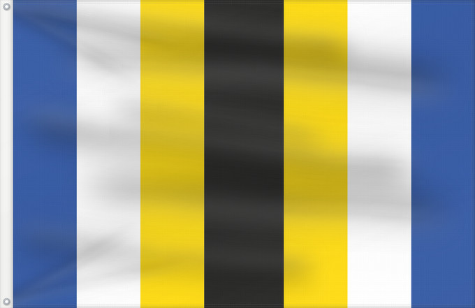 Bandera, con dos ojales metálicos y lado del asta reforzado: Borice Boritz Bořice, okres Chrudim
