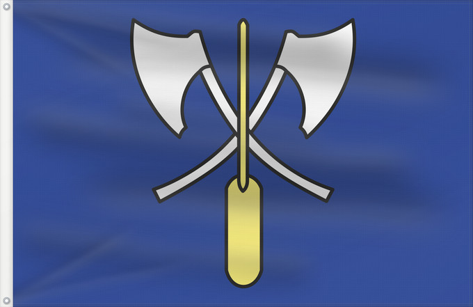 Flag, with two metal eyelets and reinforced hoist: Bransouze TR	This W3C-unspecified vector image was created with Inkscape	Bransouze	Vesnice cs Biskupice-Pulkov, okres Třebíč