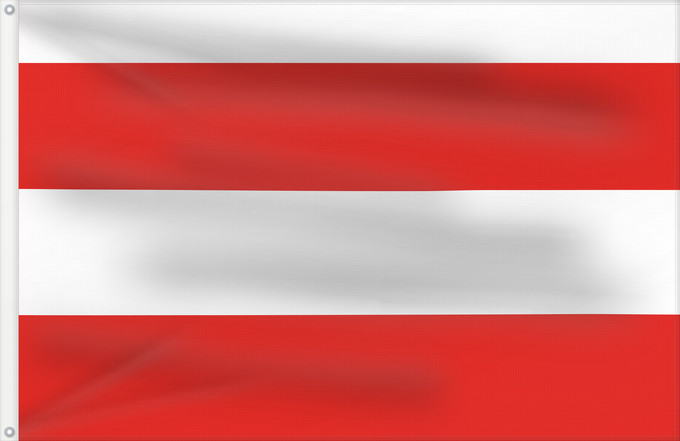 Bandera, con dos ojales metálicos y lado del asta reforzado: Brno Brna, město v Česku Brna, mesto v Česku