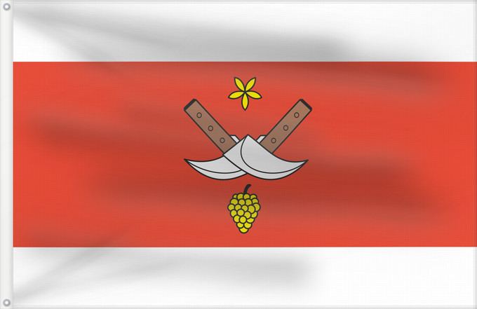 Flag, with two metal eyelets and reinforced hoist: Brno-Chrlice vlajka	Brno-Chrlice	Městské části Brna-Chrlice