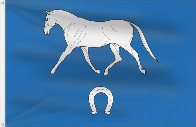 Flag, with two metal eyelets and reinforced hoist: Brno-Ivanovice vlajka Brno-Ivanovice Městské části Brna-Ivanovic